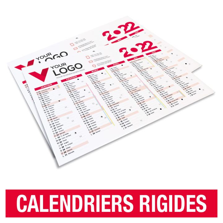Calendrier RIGIDE