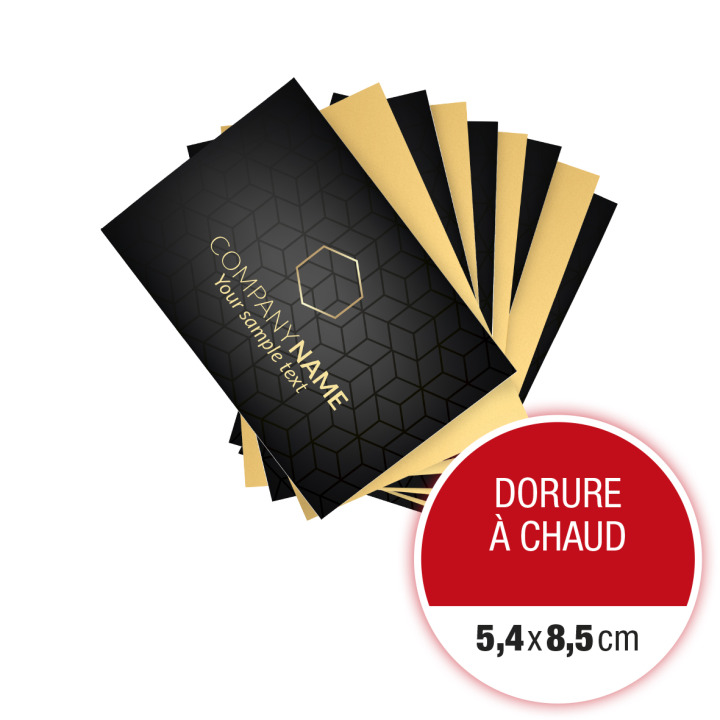 Cartes Dorure à chaud 54 x 85 cm