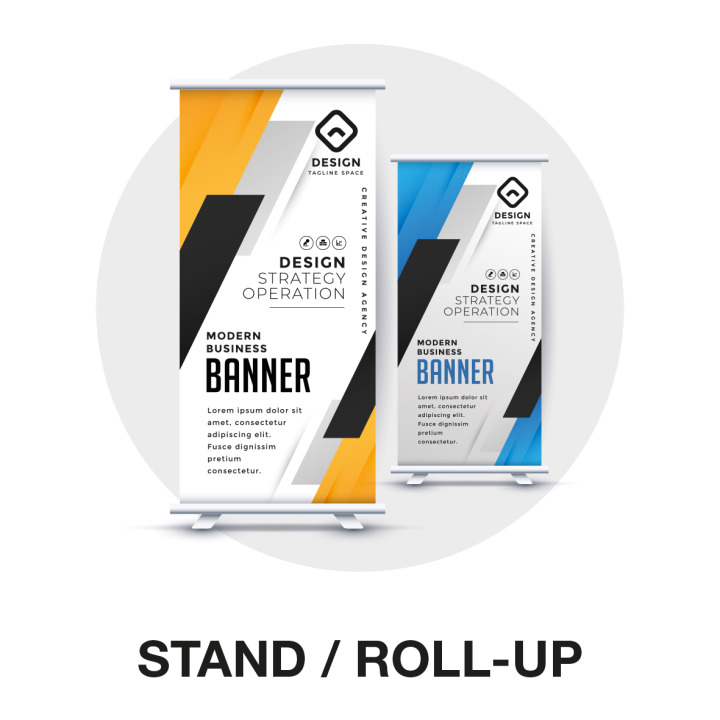 Rollup Oriflammes  PLV